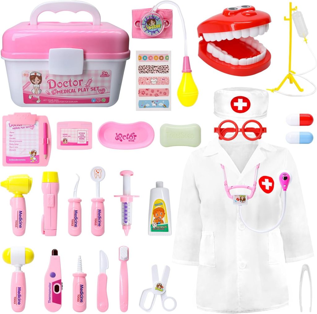 LOYO Doctor Kit for Toddlers 3-5, Doctor
