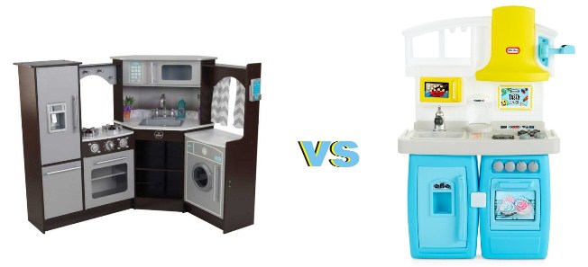 Wooden toy kitchens versus plastic toy kitchens. Which is the best? Toy Famous goes around and concludes that both offers great benefits to kids at any age.