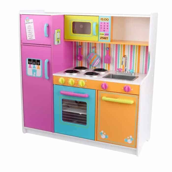 KidKraft Deluxe Big and Bright Wooden Play Kitchen with Play Phone