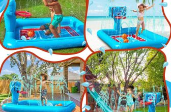 Splashie Splash Pool with Sprinkler System